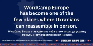 HeroPress: “Listen… the birds are already singing” – “Послухай… пташки заспівали”